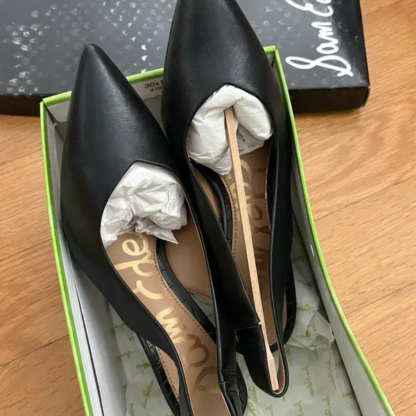 [BUNJANG] Sam Edelman Slingback Pumps Black 235 / 샘에델만 슬링백 펌프스 블랙 235 (새상품)