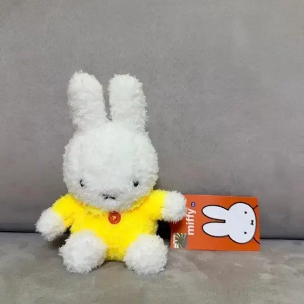 [BUNJANG] Miffy Seating Yellow 16cm Keychain Doll / 정품 미피 시팅 옐로우 16cm 키링 인형