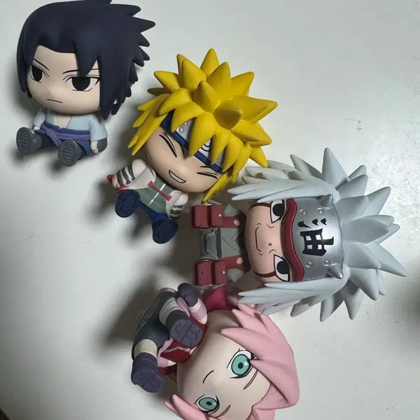 [BUNJANG] Naruto EAKi Seated Figure 4-Piece Set / 나루토 EAKi 앉아있는 피규어 4종 일괄
