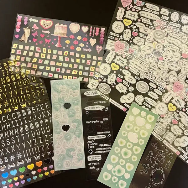 [BUNJANG] DotDotDot Y2K Sticker Set / 서일페 닷닷닷 다꾸 폴꾸 y2k 포베님 스티커 굿즈 모음