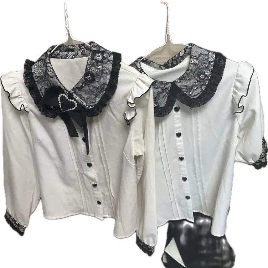 [BUNJANG] Dim Lovelace Blouse Bundle Set / 지뢰계 디마럽 블라우스 일괄 판매 미소녀