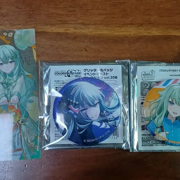 [BUNJANG] Project Sekai Nene Bundle (Bookmark, 2 Can Badges) / 프로세카 네네 굿즈 일괄 판매!