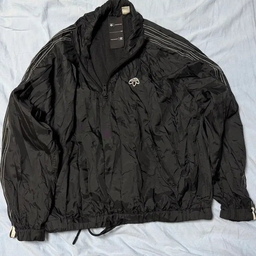 [BUNJANG] Adidas Alexander Wang Wrinkled Anorak Jacket S / 아디다스 알렉산더왕 쭈글이 아노락 S