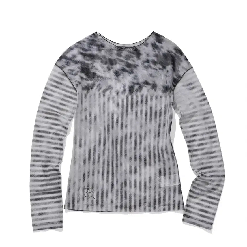 [BUNJANG] Odly Workshop Cow Mesh Top / 오들리워크샵 카우 메쉬탑