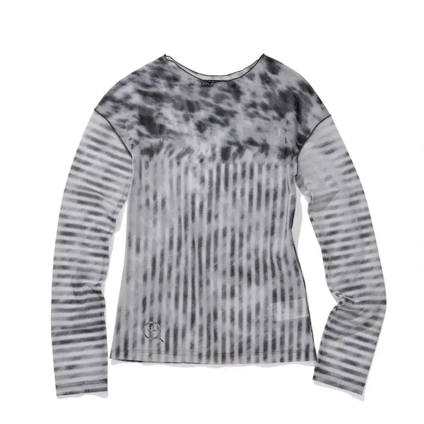 [BUNJANG] Odly Workshop Cow Mesh Top / 오들리워크샵 카우 메쉬탑