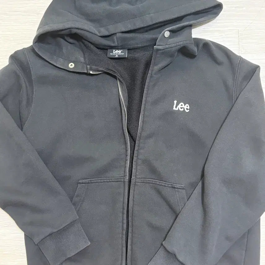 [BUNJANG] RI Two-Way Hooded Zip-Up Black M / 리 투웨이 후드 집업 블랙 m