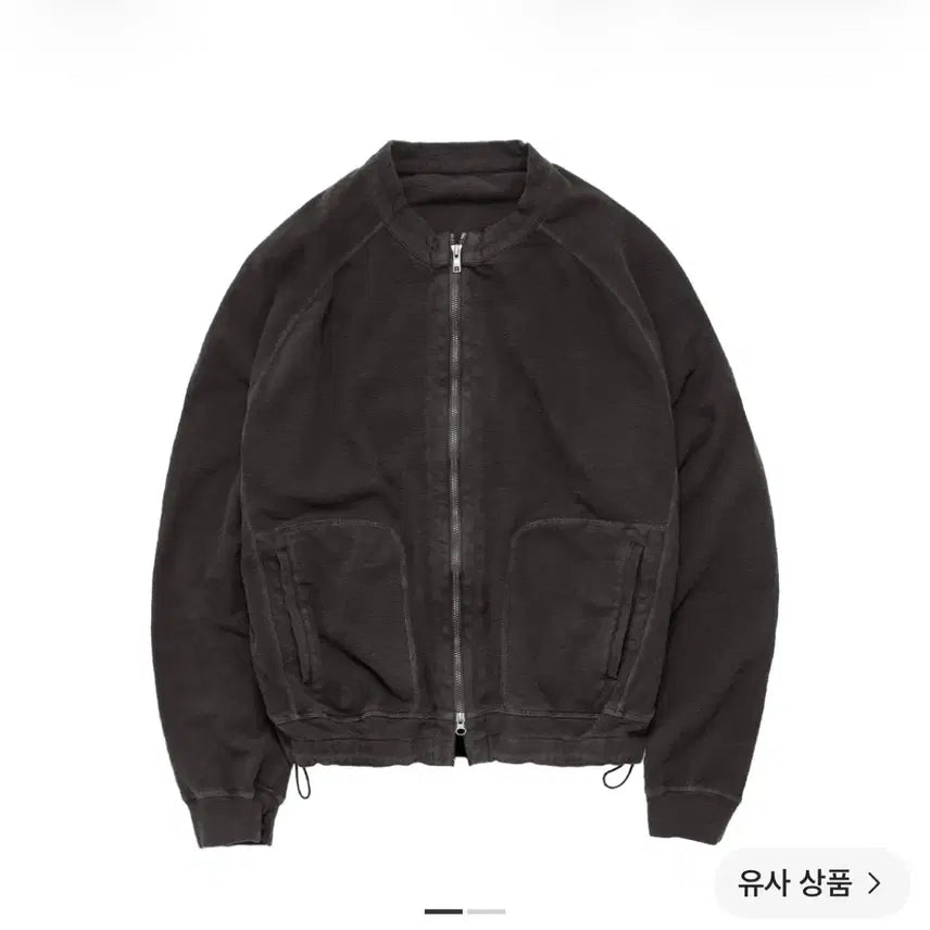 [BUNJANG] Politeru Rough Set Zip-up Khaki Charcoal / [4] 폴리테루 러프셋 집업 카키차콜