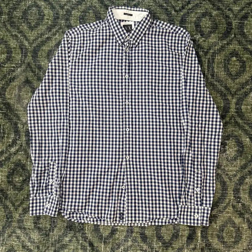 [BUNJANG] A/X Armani Exchange Checked Shirt L / A/X 알마니 체크 셔츠 L