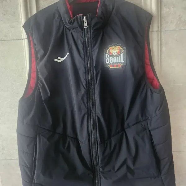 [BUNJANG] FC Seoul 26 Authentic Reversible Padded Vest (Size 110) / FC서울 26 어센틱 패딩 베스트(리버서블) 110 판매