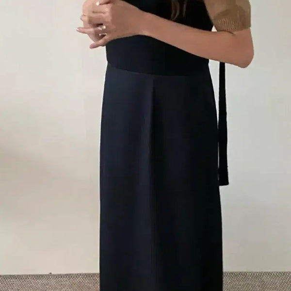 [BUNJANG] Persona Bustier Sleeveless Wool Dress / 페르소나 드레스 Persona bustier sleeveless wool dress