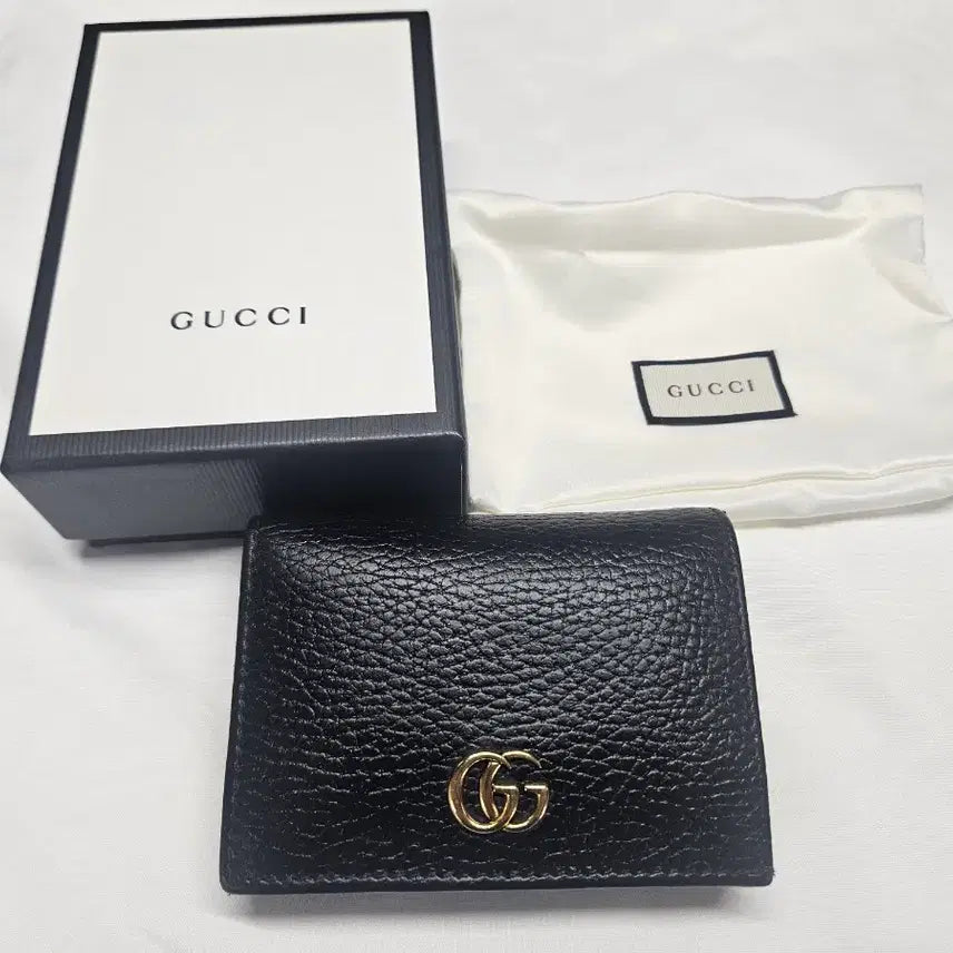 [BUNJANG] Gucci GG Marmont Bi-fold Wallet / 정품 구찌 GG 마몬 반지갑