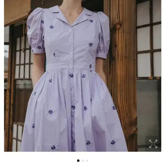 [BUNJANG] Lavender Long Dress / 라벤더 롱원피스