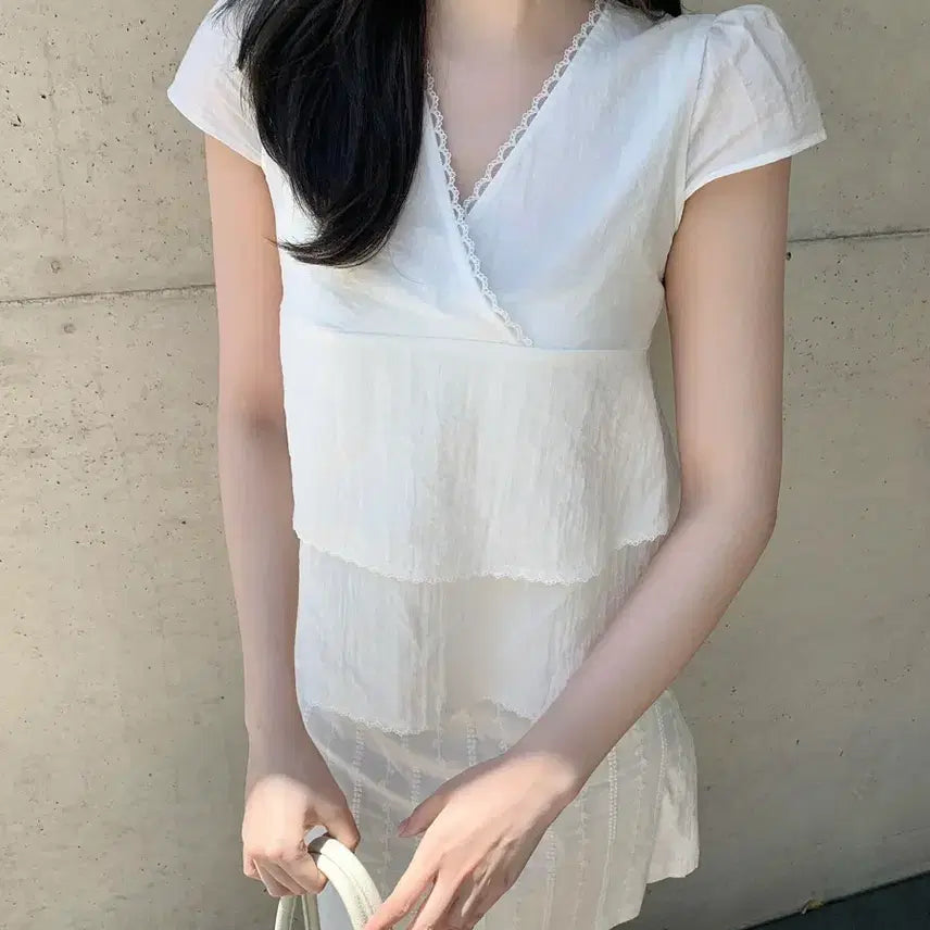 [BUNJANG] Zaenio Soie Ruffle Blouse / 제니오 zaenio 소에 러플 블라우스