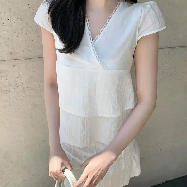 [BUNJANG] Zaenio Soie Ruffle Blouse / 제니오 zaenio 소에 러플 블라우스