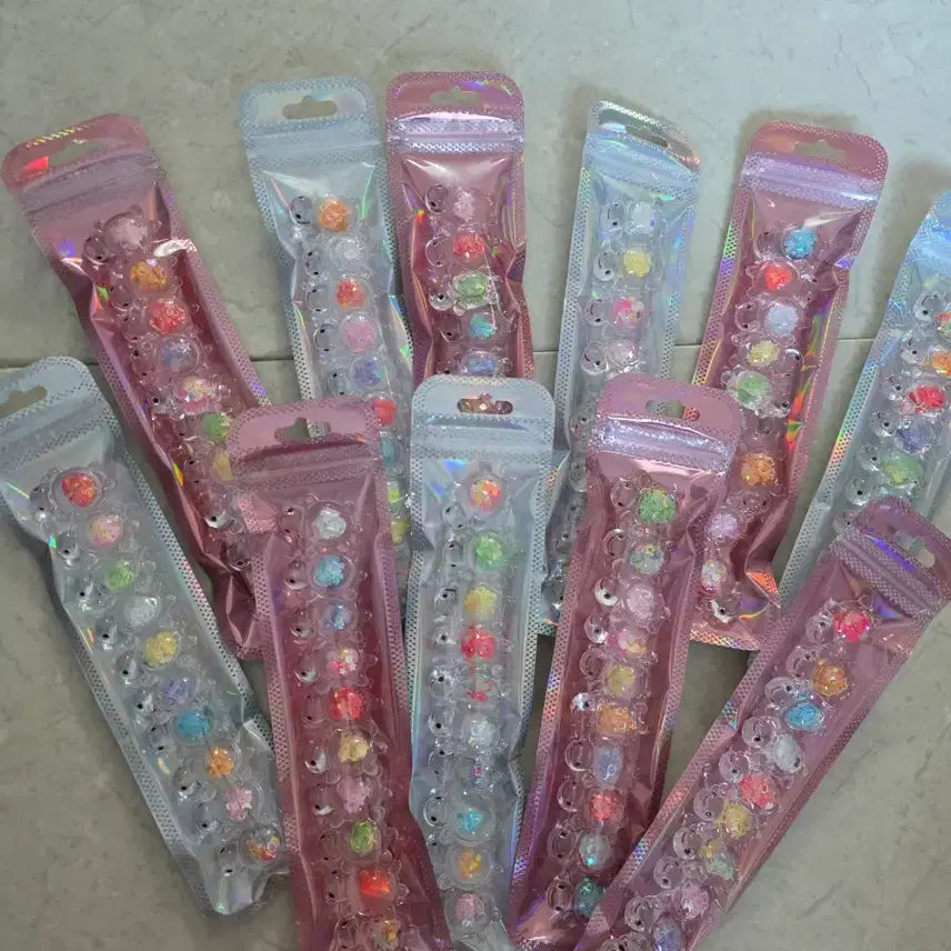 [BUNJANG] Lucky Turtle Transparent Turtle Keychain Set (10 pcs) / 행운거북이 투명 거북이 키링 10개 세트
