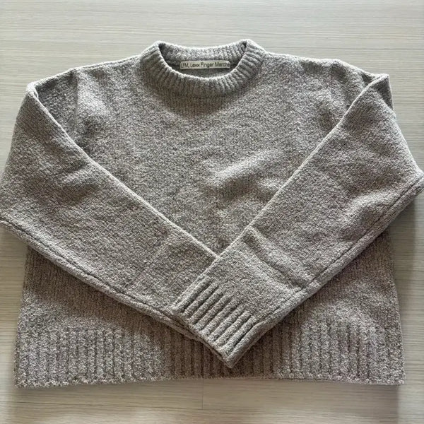 [BUNJANG] LFM Boucle Knit Beige / 엘에프엠 lfm 부클레 니트 베이지