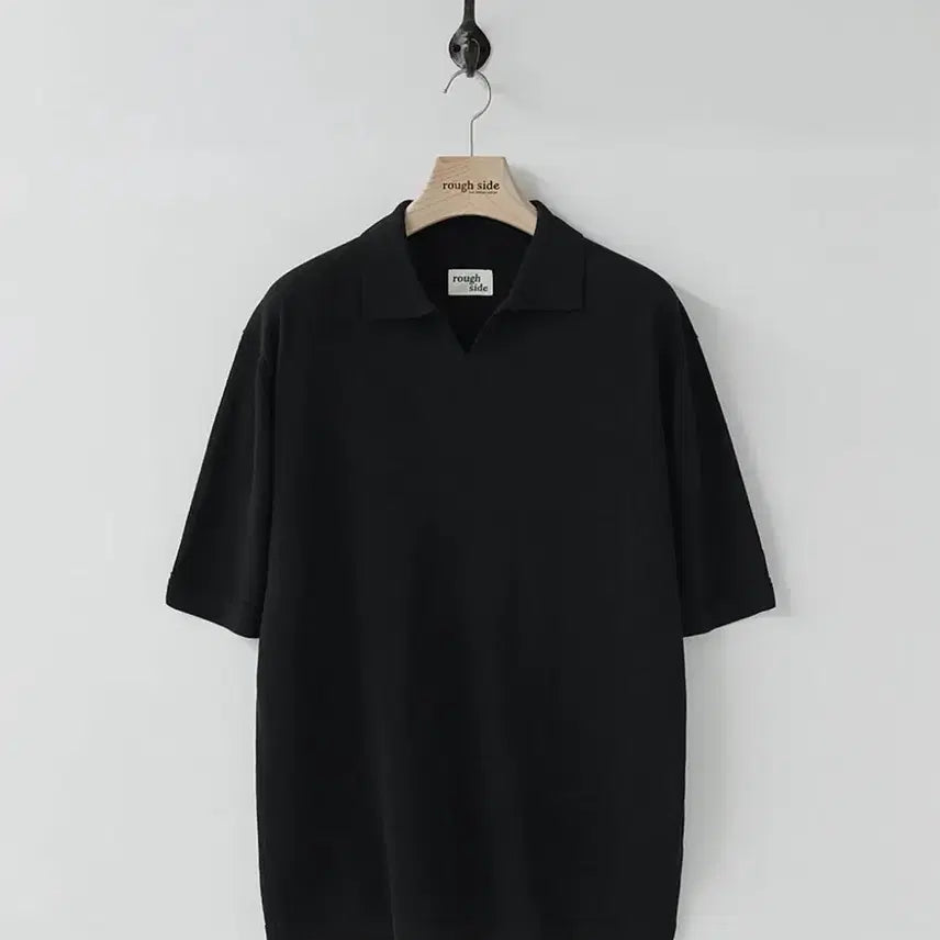 [BUNJANG] Roughside Half Knit Black / 러프사이드 하프 니트 블랙