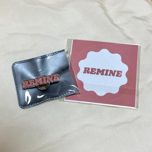 [BUNJANG] Resene Remind Badge + Sticker Set / 리센느 리마인 뱃지 + 스티커 set