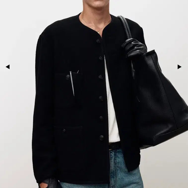[BUNJANG] TonyWack Wool Tweed Blouson XL / (새상품, XL) 토니웩 울 트위드 블루종