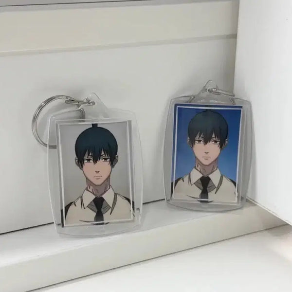 [BUNJANG] Chainsaw Man Aki Mini Photo Card Keychain Bundle Set / 체인소맨 아키 증명사진 키링 일괄