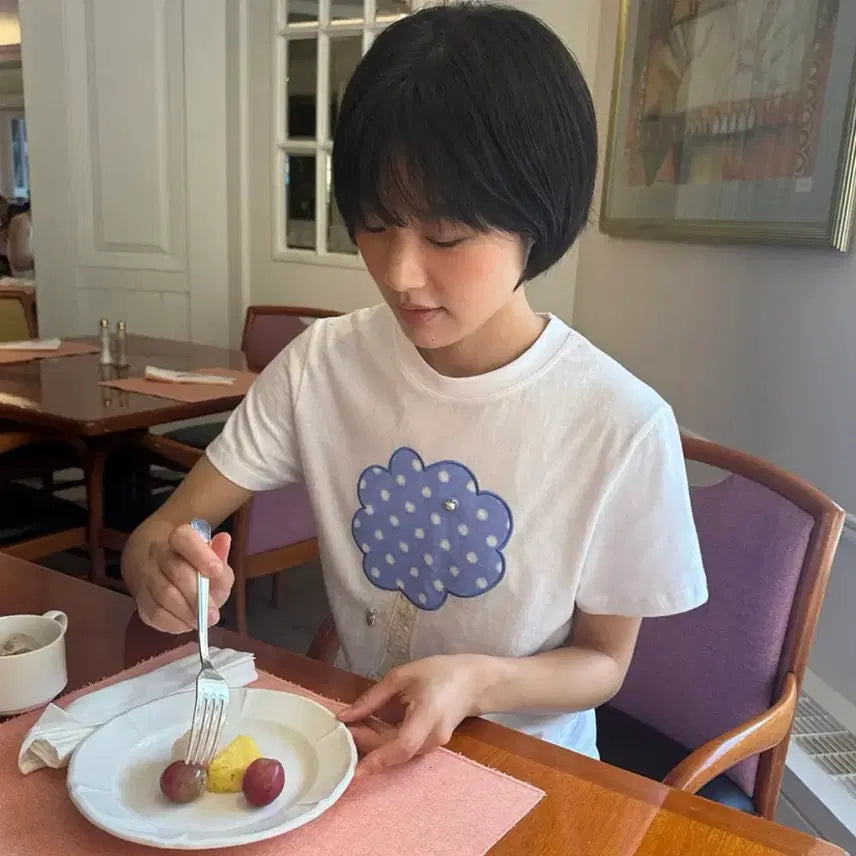 [BUNJANG] Pesto Tree Patchwork T-Shirt Short Sleeve / 페스토 트리 패치워크 티셔츠 반팔
