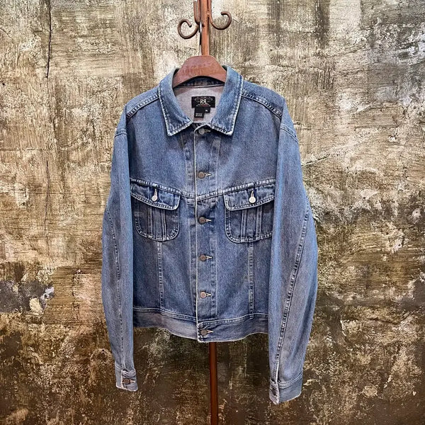 [BUNJANG] RRL 90s USA Type 2 Denim Jacket / 90s USA RRL 더블알엘 2nd 데님 자켓 미국 빈티지
