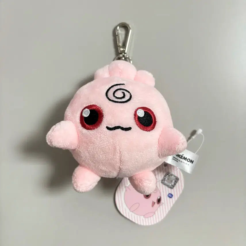 [BUNJANG] Pokemon Wobbuffet Plush Keychain 8cm / 포켓몬스터 푸푸린 봉제인형 키링 8cm