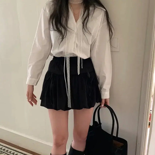 [BUNJANG] Delight Moon Lace Blouse - Guest Look / 지그재그 딜라잇문 레이스 블라우스 하객룩 클라우드이모션 아뜨랑스