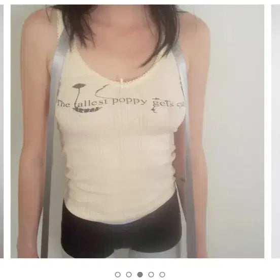 [BUNJANG] Praying Poppy Pointelle Tank Top - M / Praying ALLEST POPPY POINTELLE TANK TOP
