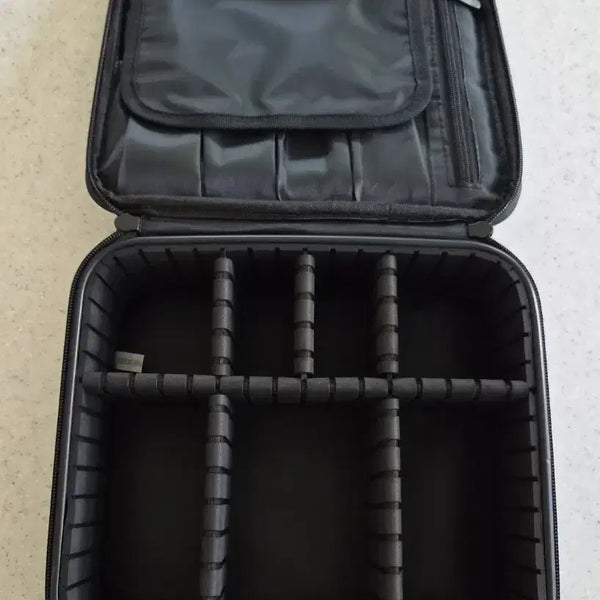 [BUNJANG] Large Makeup Travel Case - Black / 새상품)여행용 메이크업 박스 화장품 가방 대형 파우치 멀티가방 대 사이즈(블랙)(47%할인)