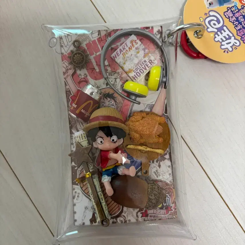 [BUNJANG] One Piece Luffy Keychain with Charms / 원피스 루피 키링