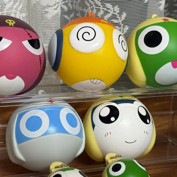 [BUNJANG] Keroro Malangi Squishy Ball Gacha Keyring / 케로로 말랑이 스퀴시 볼 가챠 키링