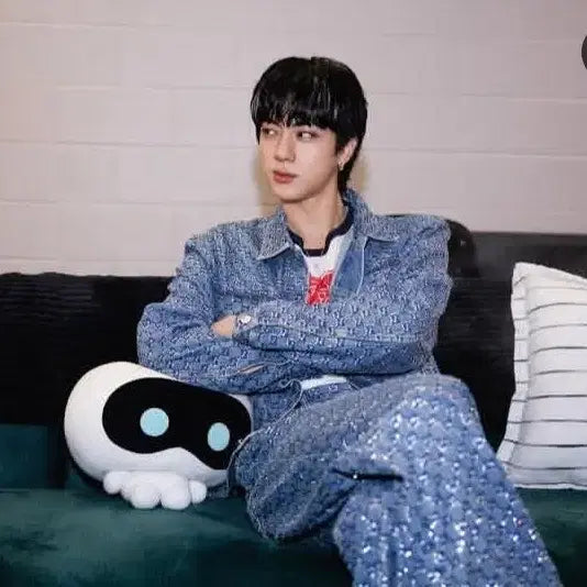 [BUNJANG] BTS Jin Wootteo Doll Cushion / BTS진 Wootteo doll cushion 우떠