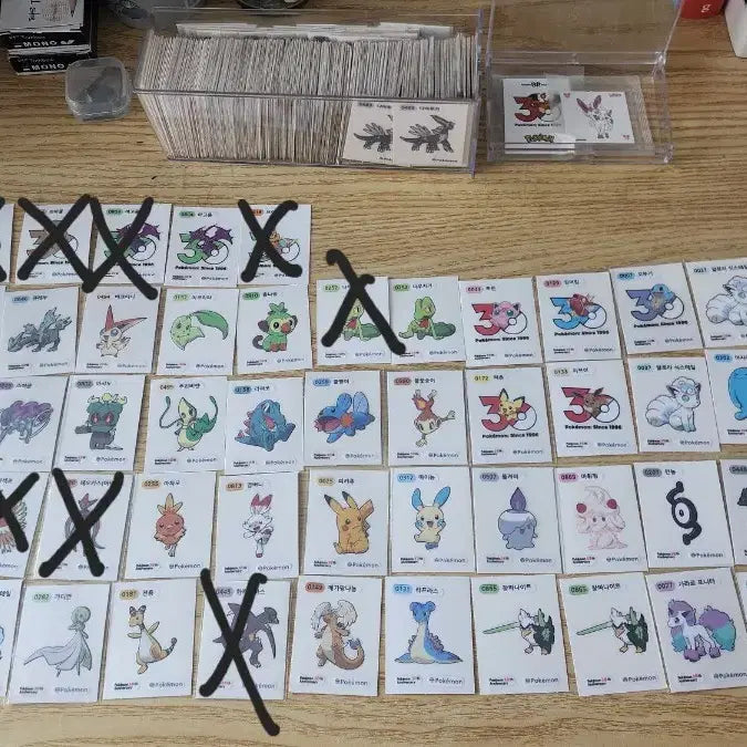 [BUNJANG] Pokemon 30th Anniversary Bundle Set (62 pieces) / 포켓몬 30주년 장당 1500원에 판매 62장 일괄 구매시 5만원