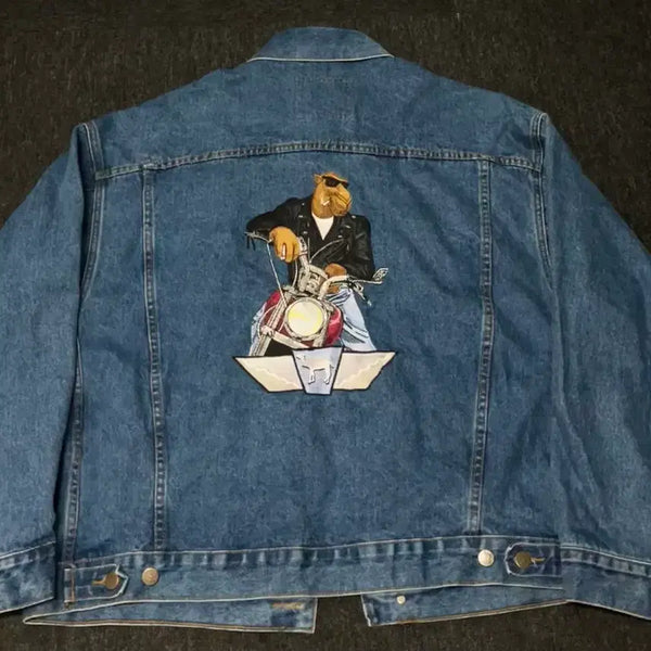 [BUNJANG] 90s Camel Denim Jacket / 90s 카멜 데님자켓 빈티지