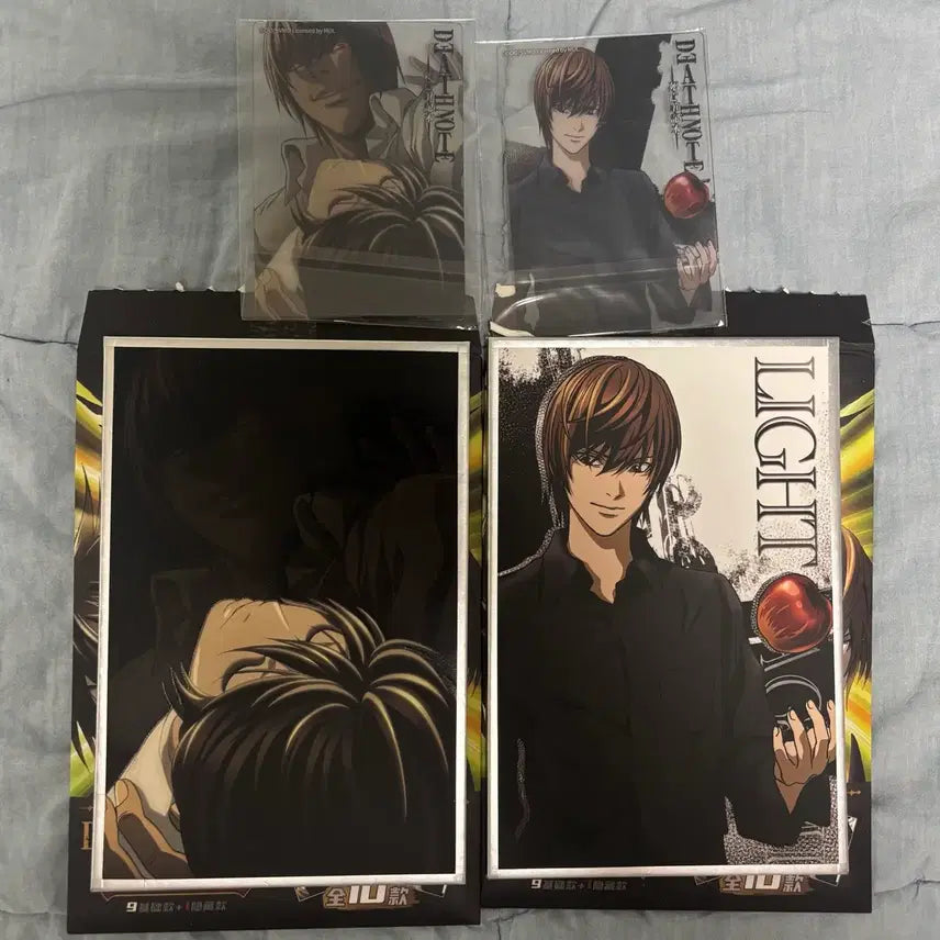 [BUNJANG] Death Note Set, Light & L Shikishi / 데스노트 색지 엘 + 라이토 일괄 판매