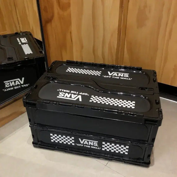 [BUNJANG] Vans Folding Storage Box with Lock / 반스 스토리지 박스