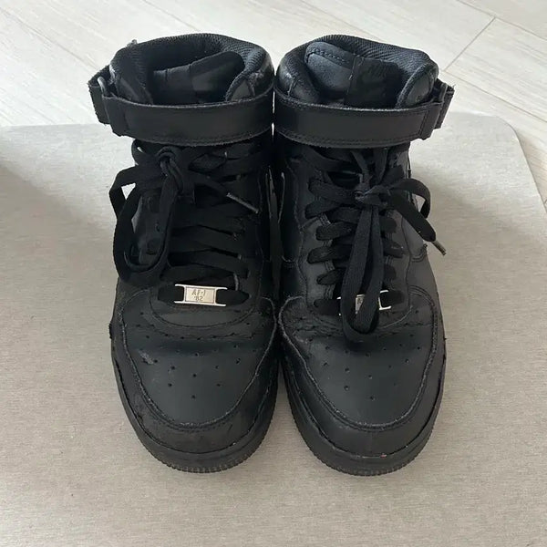 [BUNJANG] Nike Air Force 1 High '07 Black / 나이키 에어포스 1 하이 블랙