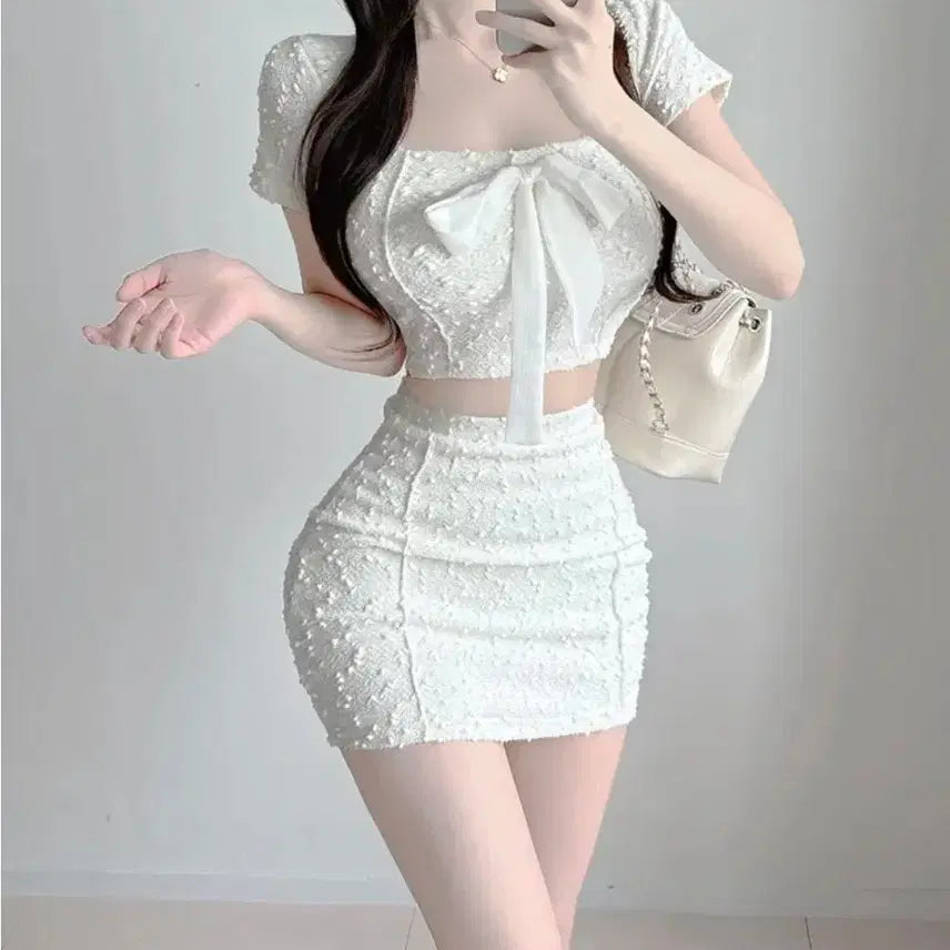 [BUNJANG] Body-Shaping Mini Dress / 섹시원피스 투피스 몸매보정 원피스 여친룩 미니원피스 수입의류 홀복