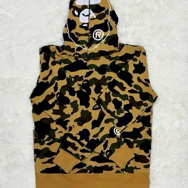 [BUNJANG] BAPE Horizontal Logo Hoodie (L) / 상태최상 정품 베이프 횡계 (L) 후드티