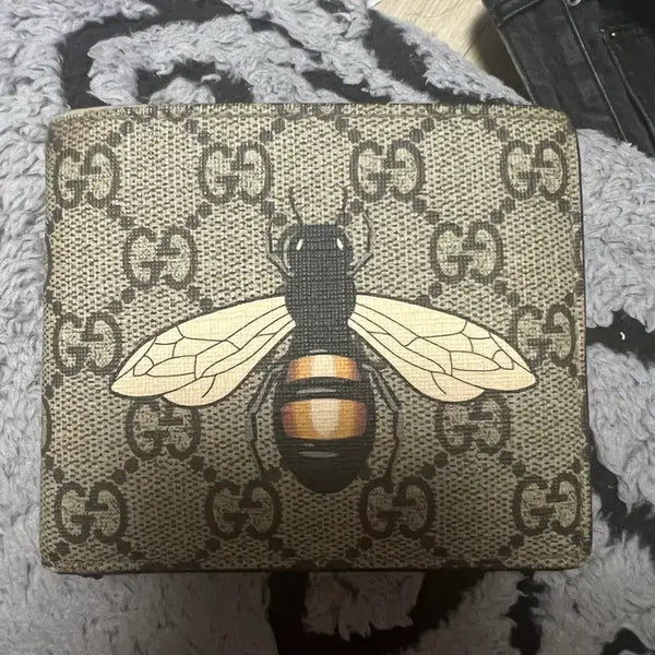 [BUNJANG] Gucci Bee Bifold Wallet / 구찌 꿀벌 반지갑