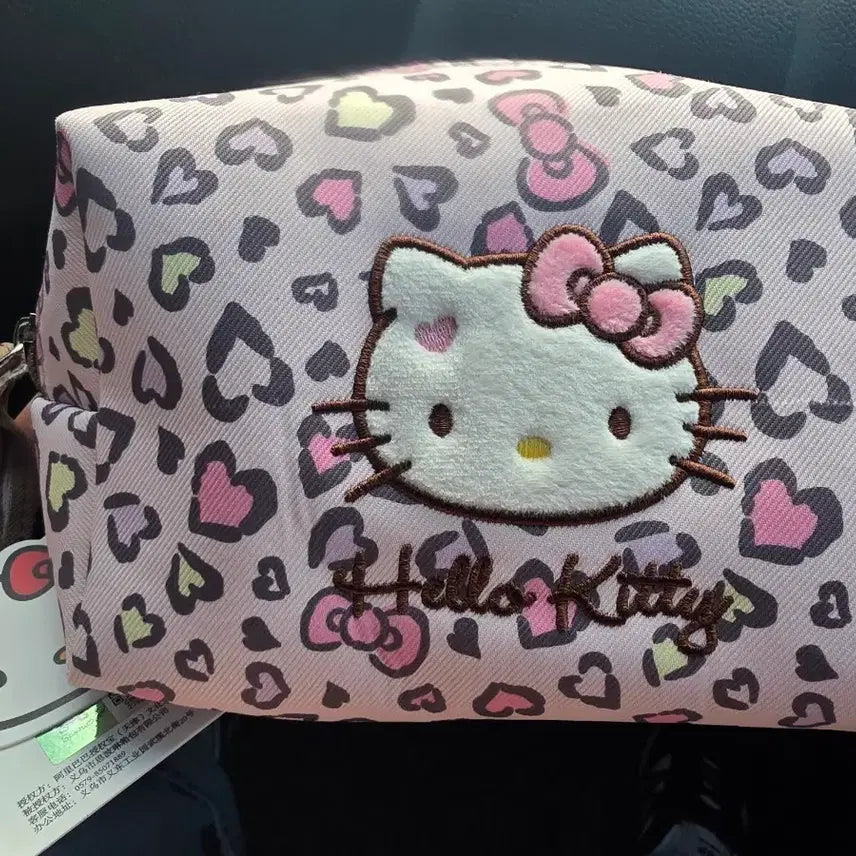 [BUNJANG] Hello Kitty Leopard Print Pouch / 헬로키티 파우치 레오파드