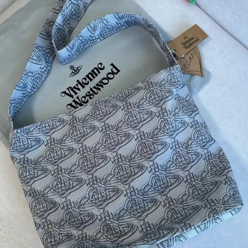 [BUNJANG] Vivienne Westwood Orb Pattern Shoulder Bag / 비비안 웨스트우드 오알비 패턴 숄더백