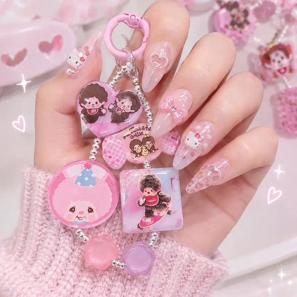 [BUNJANG] Handmade Monchhichi Charm / 몬치치키링