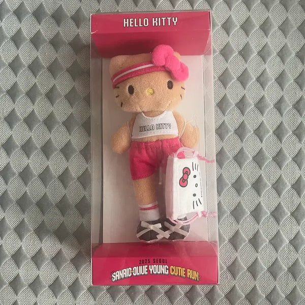 [BUNJANG] Sanrio Hello Kitty Marathon Runner Keychain / 울리브영 산리오 키티 시나모롤 마라톤인형키링