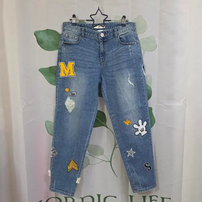 [BUNJANG] Embroidered Jeans / 자수 청바지