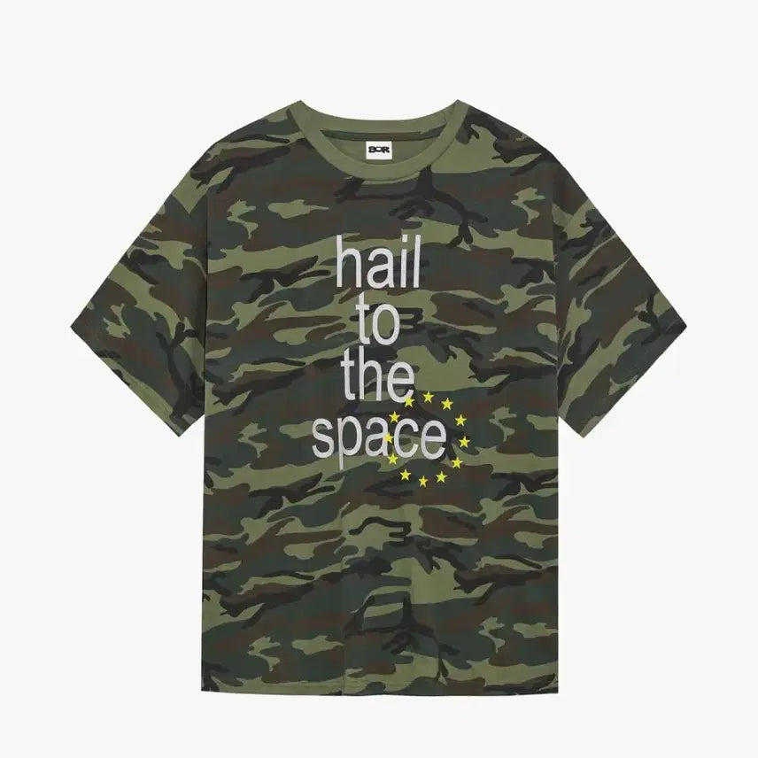 [BUNJANG] Borheart Hail to the Space Camo Tee / 보르하트 borheart hail to the space box tee camo