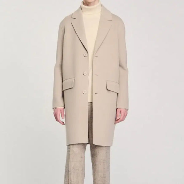 [BUNJANG] Sandro Homme 100% Wool Coat (Size L) / 산드로 옴므 울100% 코트(사이즈 L)