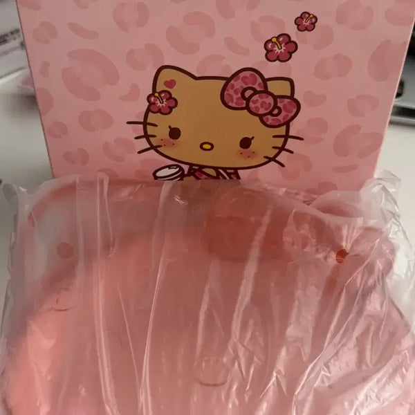 [BUNJANG] WAKEMAKE Hello Kitty Collaboration Lip & Eye Kit Warm Tone Jelly Bag Peach / 웨이크메이크 헬로키티 콜라보 립 앤 아이 키트 웜톤 젤리백 피치