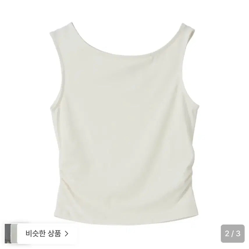 [BUNJANG] Bittercells Hole Off Shoulder Sleeveless Ivory / 새상품)) 비터셀즈 hole off shoulder sleeveless - lvory